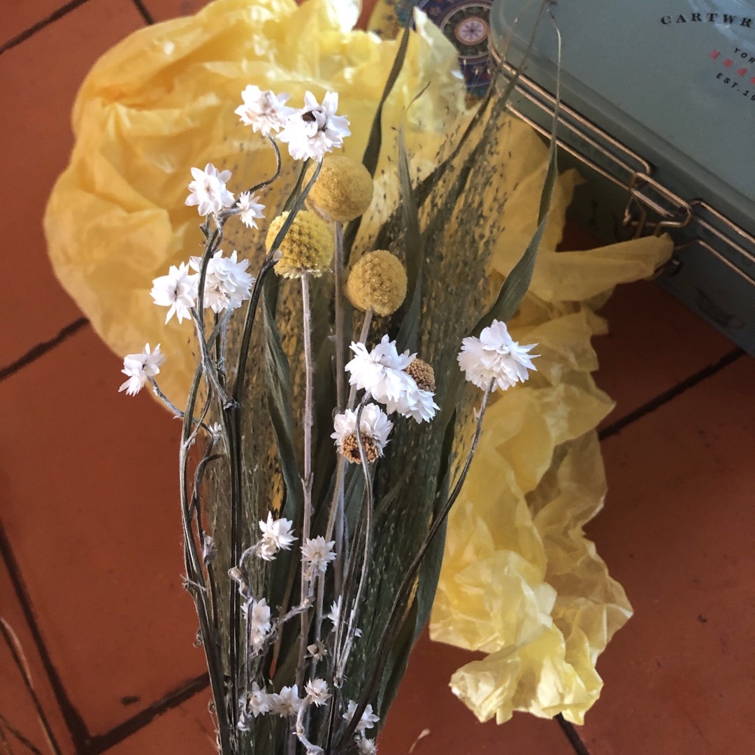 花材　春らしいセット4種　アレンジメント　スワッグ等に ハンドメイドのフラワー/ガーデン(ドライフラワー)の商品写真