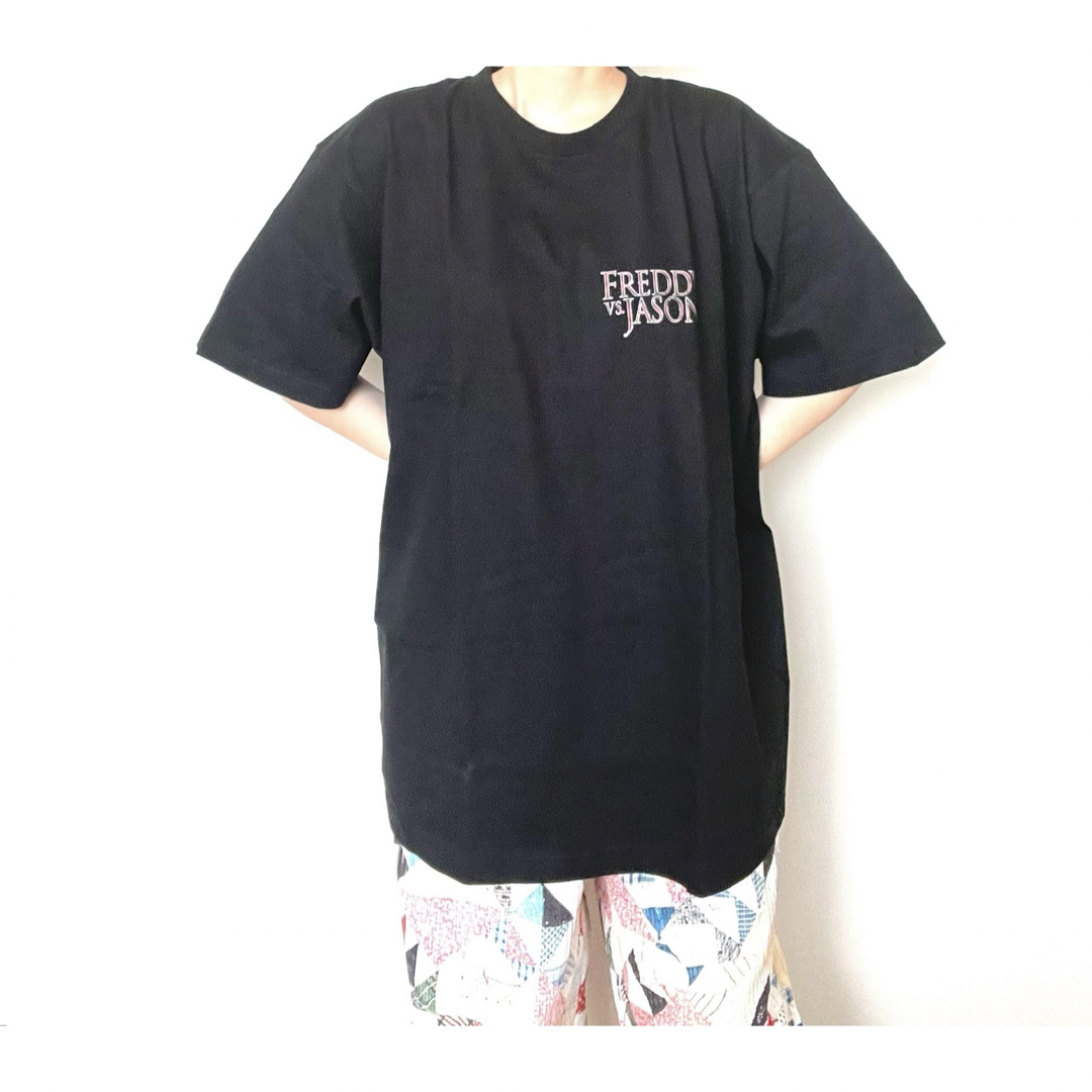 【movie】フレディVSジェイソン Tシャツ ポスター メンズのトップス(Tシャツ/カットソー(半袖/袖なし))の商品写真
