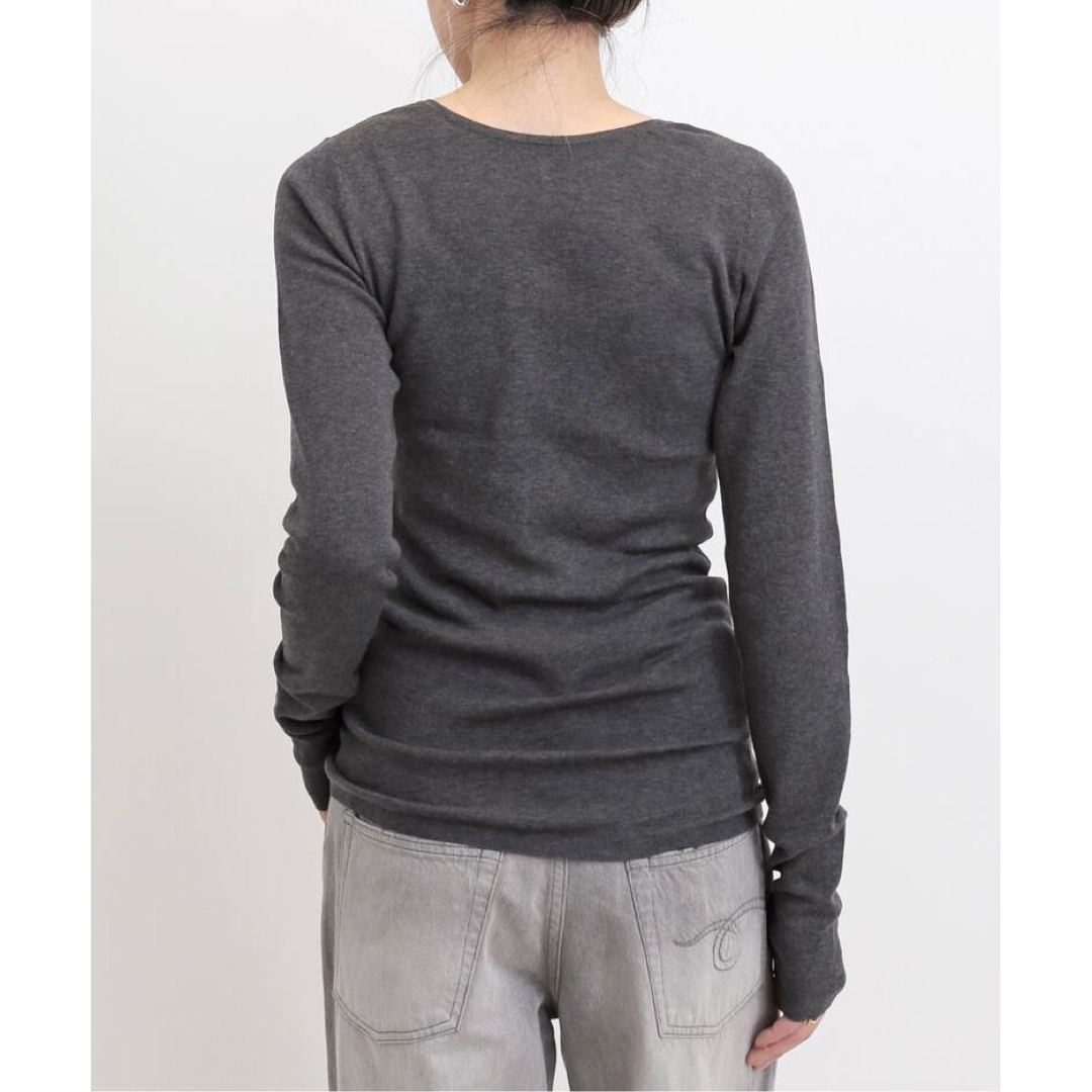 GOOD GRIEF!/グッドグリーフ　HENLEY RIB KNIT TOP