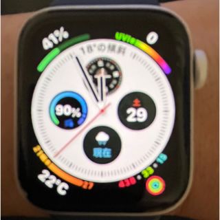 アップルウォッチ(Apple Watch)のApple Watch5 40mm GPSモデル アルミ　オールインワン(その他)