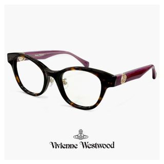 ヴィヴィアンウエストウッド(Vivienne Westwood)の【新品】 ヴィヴィアン ウエストウッド レディース メガネ 40-0014 c02 48mm Vivienne Westwood 眼鏡 女性 40-0014 ボスリントン 型 小顔 小物 セル フレーム オーブ(サングラス/メガネ)