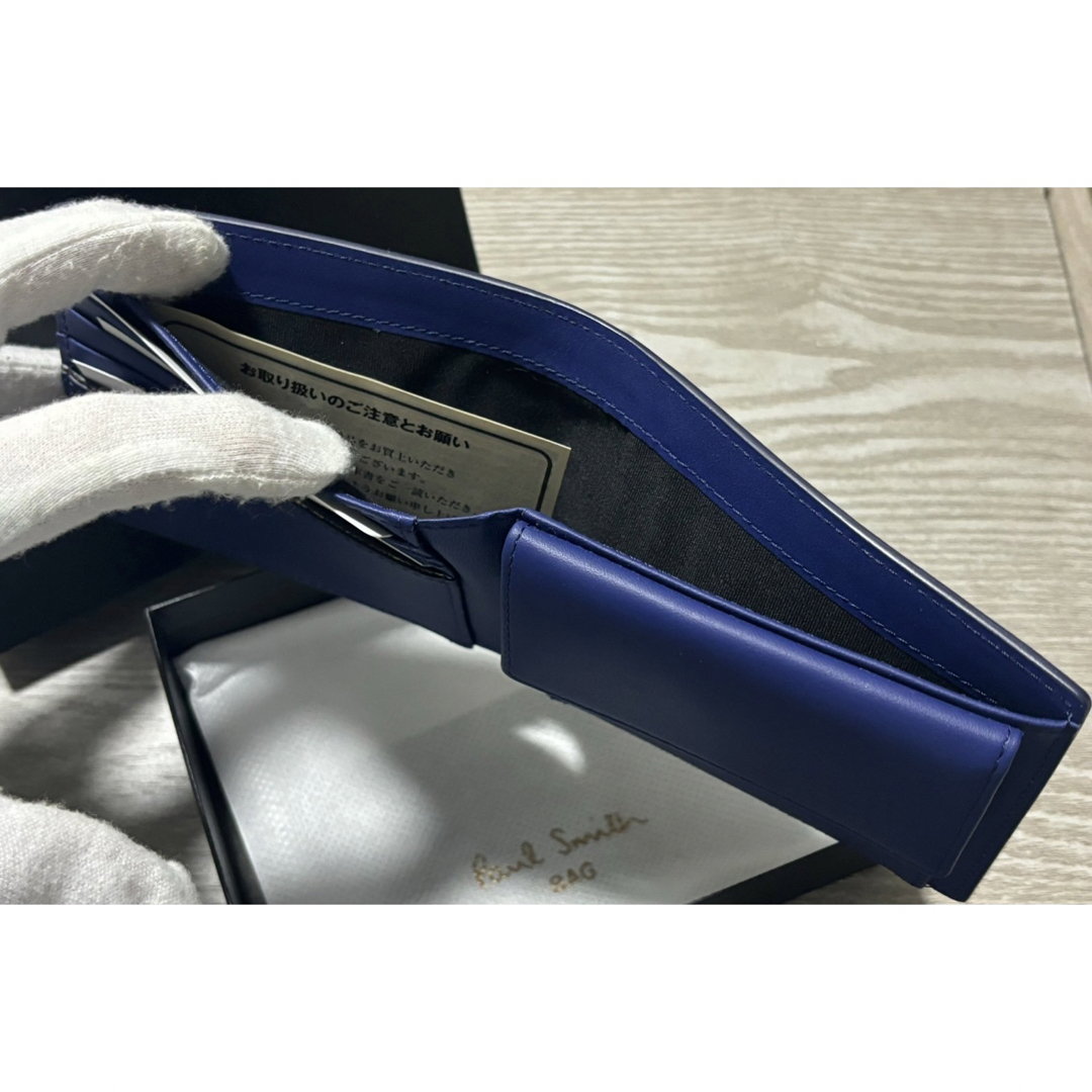 新品未使用】ポールスミス 二つ折り財布 ミニエンボス 新品未使用】ポールスミス 二つ折り財布 ミニエンボス