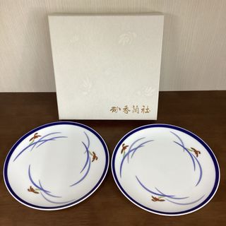 コウランシャ(香蘭社)の香蘭社　オーキッドブルーム　ペアプレート170(食器)