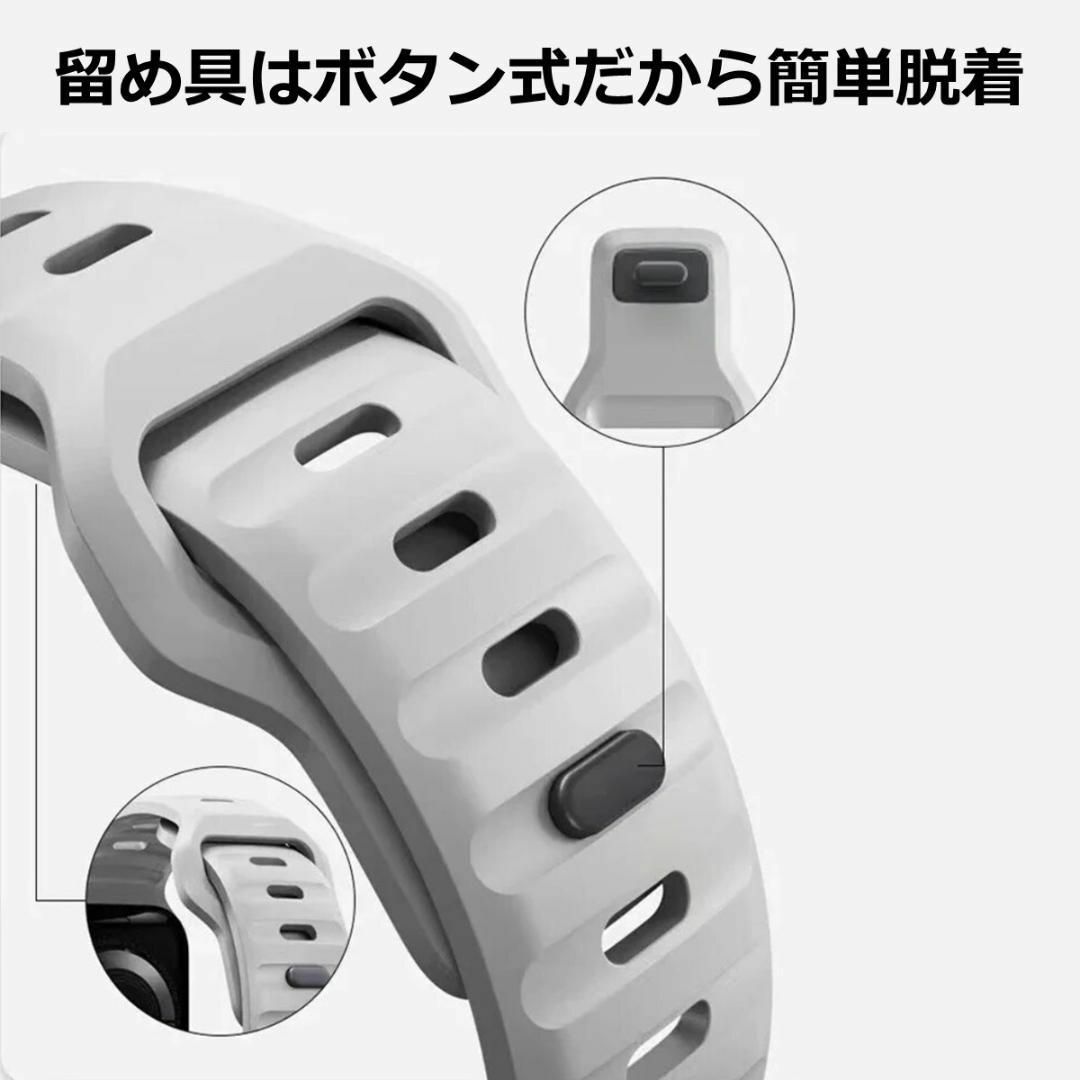 Apple Watch バンド ＃1 ブラック ラバーバンド M メンズの時計(ラバーベルト)の商品写真