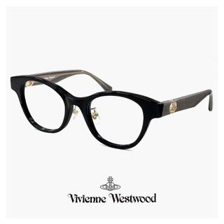 ヴィヴィアンウエストウッド(Vivienne Westwood)の【新品】 ヴィヴィアン ウエストウッド レディース メガネ 40-0014 c03 48mm Vivienne Westwood 眼鏡 女性  40-0014 ボスリントン 型 小顔 小物 黒縁 黒ぶち セル フレーム オーブ(サングラス/メガネ)