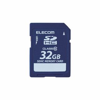 エレコム SDHCカード 32GB class10 データ復旧サービス付 MF-(その他)