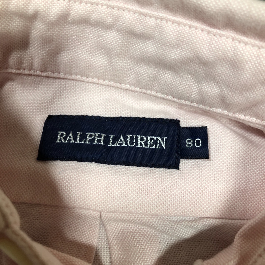 POLO RALPH LAUREN(ポロラルフローレン)のラルフローレン　80サイズ　シャツ キッズ/ベビー/マタニティのベビー服(~85cm)(シャツ/カットソー)の商品写真
