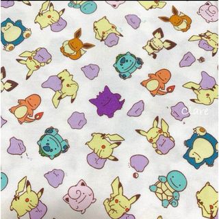 ポケモン(ポケモン)のポケモンセンター　カットクロス　【50×55】(生地/糸)