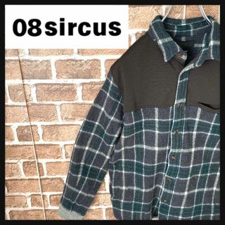 ゼロエイトサーカス(08sircus)の【レア】08sircus ゼロエイトサーカス ウールチェックシャツ(シャツ)