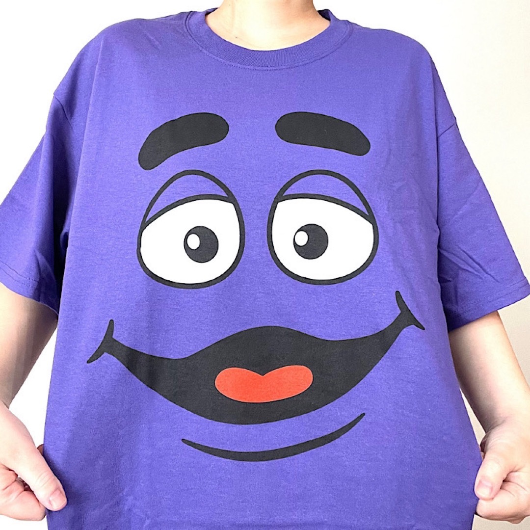 【マクドナルド】 Tシャツ  MC GRIMACE FACE TEE (M) レディースのトップス(Tシャツ(半袖/袖なし))の商品写真