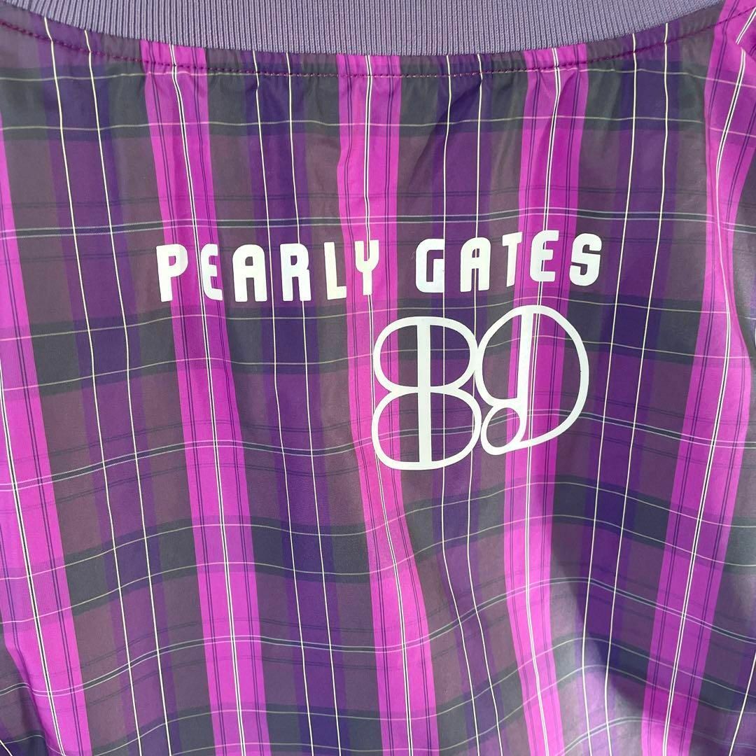 PEARLY GATES(パーリーゲイツ)の【人気】パーリーゲイツ　ウィンドブレーカー　裏起毛　レック取り外し スポーツ/アウトドアのゴルフ(ウエア)の商品写真