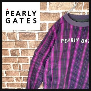 パーリーゲイツ(PEARLY GATES)の【人気】パーリーゲイツ　ウィンドブレーカー　裏起毛　レック取り外し(ウエア)