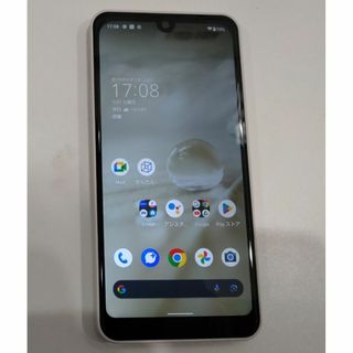 アクオス(AQUOS)の410 AQUOS wish SHG06 アイボリー スマートフォン(スマートフォン本体)