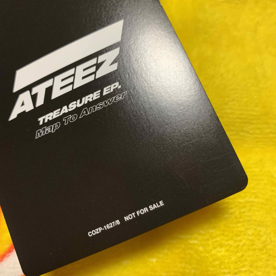 ATEEZ(エイティーズ)のATEEZ ジョンホ トレカ MAP TO ANSWER A 封入 日本 エンタメ/ホビーのトレーディングカード(その他)の商品写真
