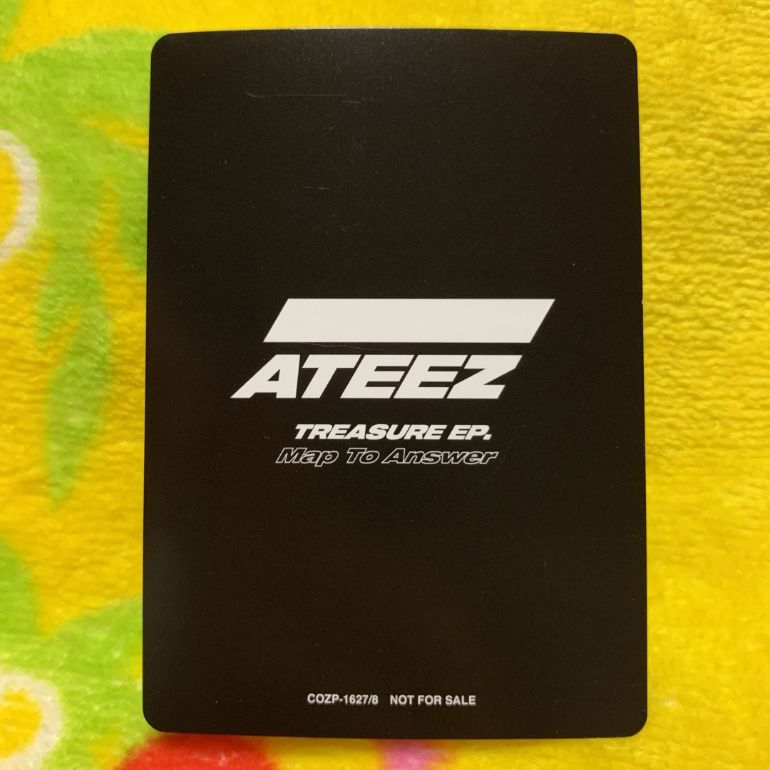 ATEEZ(エイティーズ)のATEEZ ジョンホ トレカ MAP TO ANSWER A 封入 日本 エンタメ/ホビーのトレーディングカード(その他)の商品写真