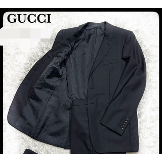 グッチ(Gucci)のGUCCI.グッチ　シャドーストライプ　スーツ　44(セットアップ)