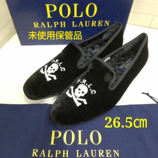 ラルフローレン(Ralph Lauren)の未使用保管品　ラルフローレン　ベルベットスリッポン　26.5cm　WJ131(スニーカー)