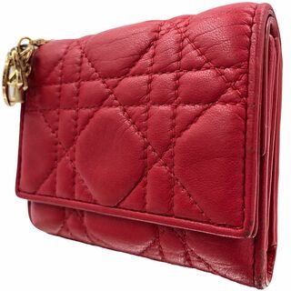 ディオール(Christian Dior) 財布(レディース)（レッド/赤色系）の通販 