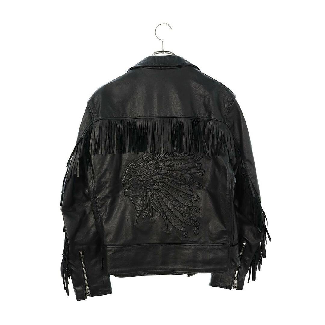 Supreme(シュプリーム)のシュプリーム  Chief Tassel Jacket ダブルライダースレザージャケット メンズ M メンズのジャケット/アウター(レザージャケット)の商品写真