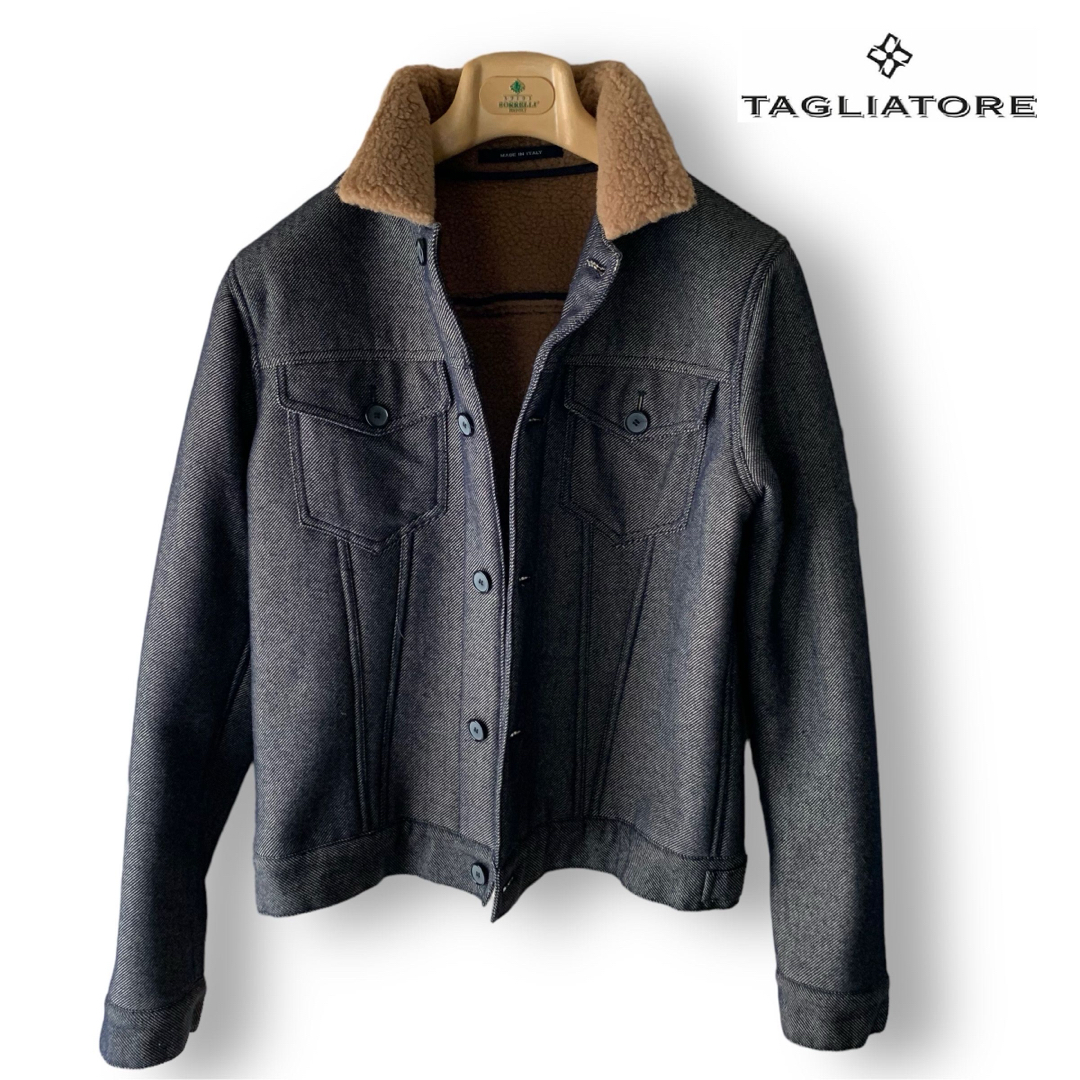 TAGLIATORE(タリアトーレ)の美品/TAGLIATORE/ボアジャケット メンズのジャケット/アウター(Gジャン/デニムジャケット)の商品写真
