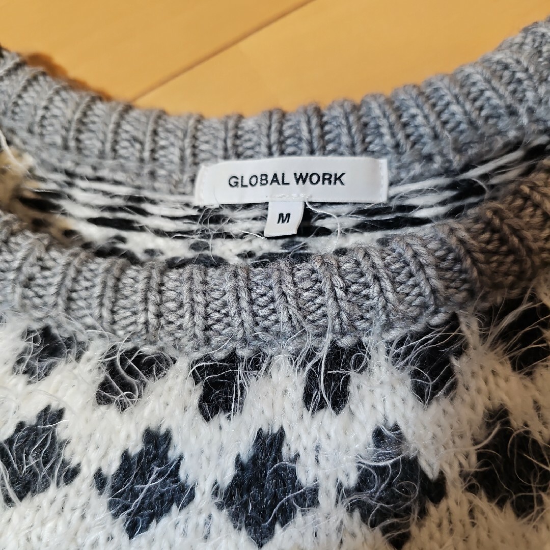 GLOBAL WORK(グローバルワーク)のGLOBAL WORK！ニットプルオーバーです。 メンズのトップス(ニット/セーター)の商品写真