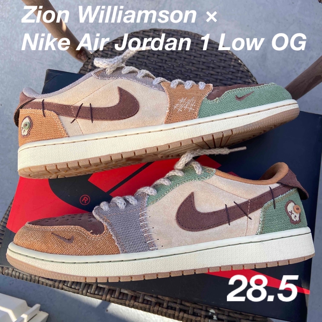 Jordan Brand（NIKE）(ジョーダン)のZion Williamson × Nike AirJordan 1 LowOG メンズの靴/シューズ(スニーカー)の商品写真