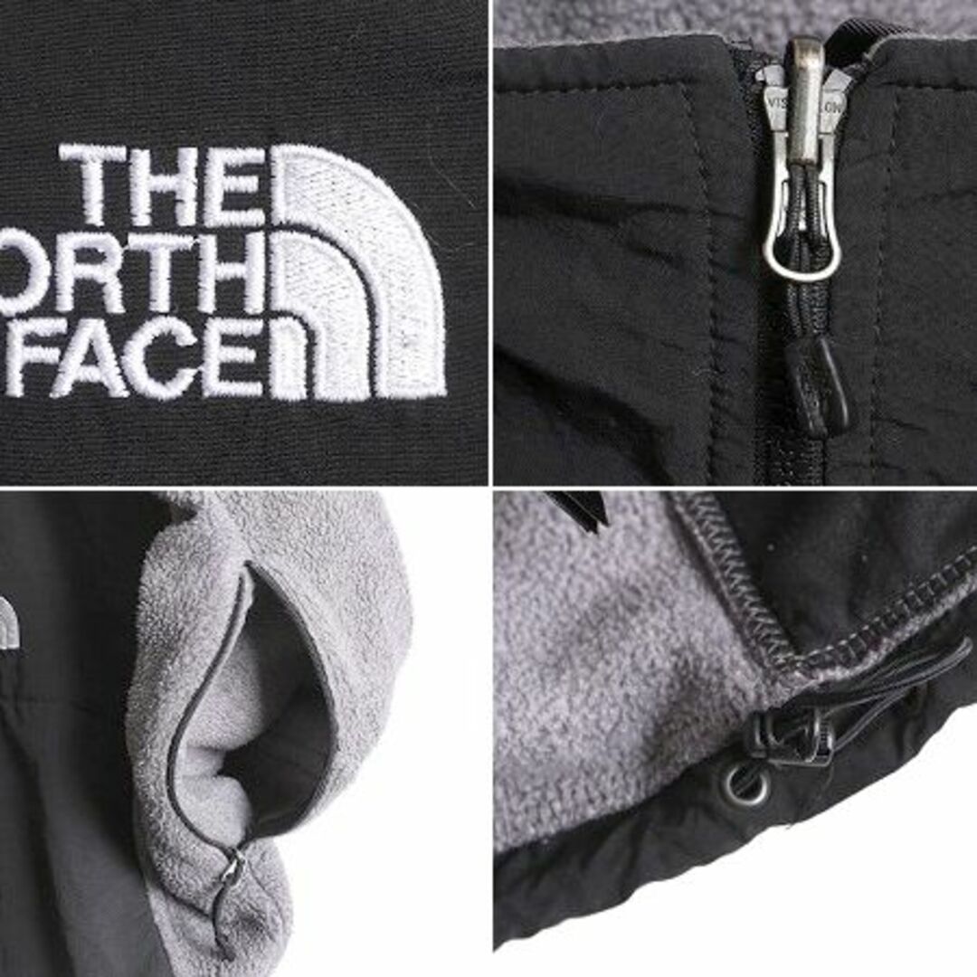 THE NORTH FACE(ザノースフェイス)のノースフェイス デナリ ジャケット メンズ S / The North Face DENALI アウトドア フリース ナイロン ジャンパー ブルゾン 2トーン 黒 灰 メンズのジャケット/アウター(ブルゾン)の商品写真