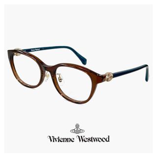 ヴィヴィアンウエストウッド(Vivienne Westwood)の【新品】 ヴィヴィアン ウエストウッド レディース メガネ 40-0015 c02 49mm Vivienne Westwood 眼鏡 女性 40-0015 ウェリントン 型 セル フレーム オーブ(サングラス/メガネ)