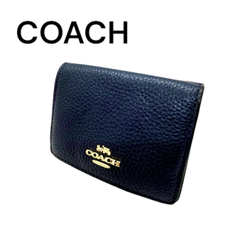 コーチ(COACH) 革 財布(レディース)（ブルー・ネイビー/青色系）の通販