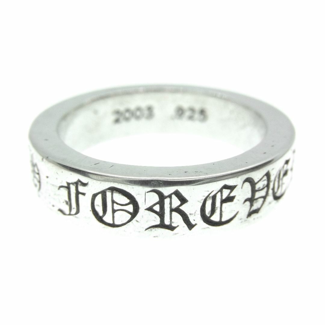 クロムハーツ CHROME HEARTS ■ 【 6mm SPACER FOREVER 】 スペーサー フォーエバー シルバー リング s2578シルバーサイズ