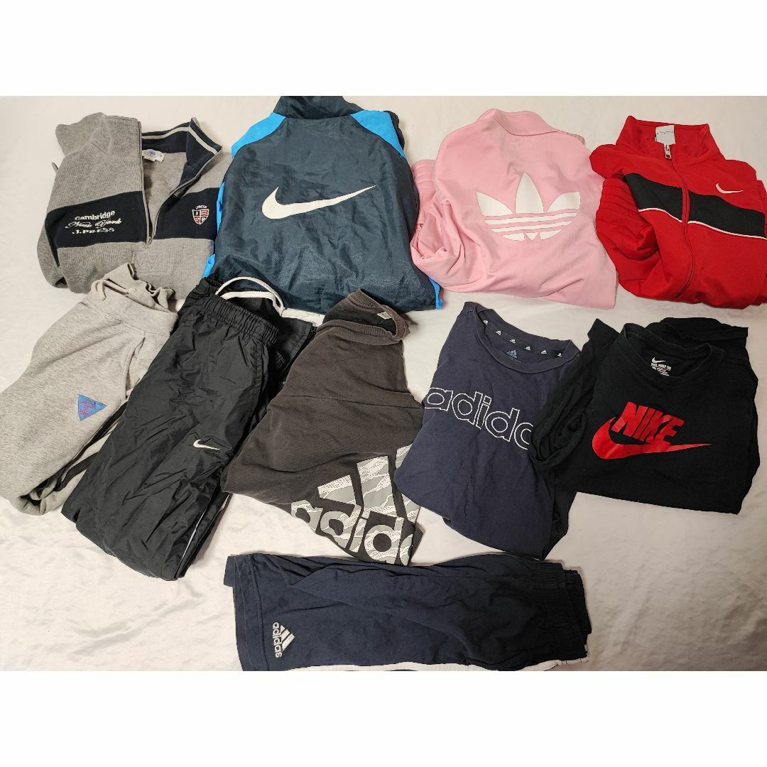 NIKE(ナイキ)の1キッズ 子供服 まとめ売り 10枚セット 140 NIKE adidas 等 キッズ/ベビー/マタニティのキッズ服男の子用(90cm~)(ジャケット/上着)の商品写真