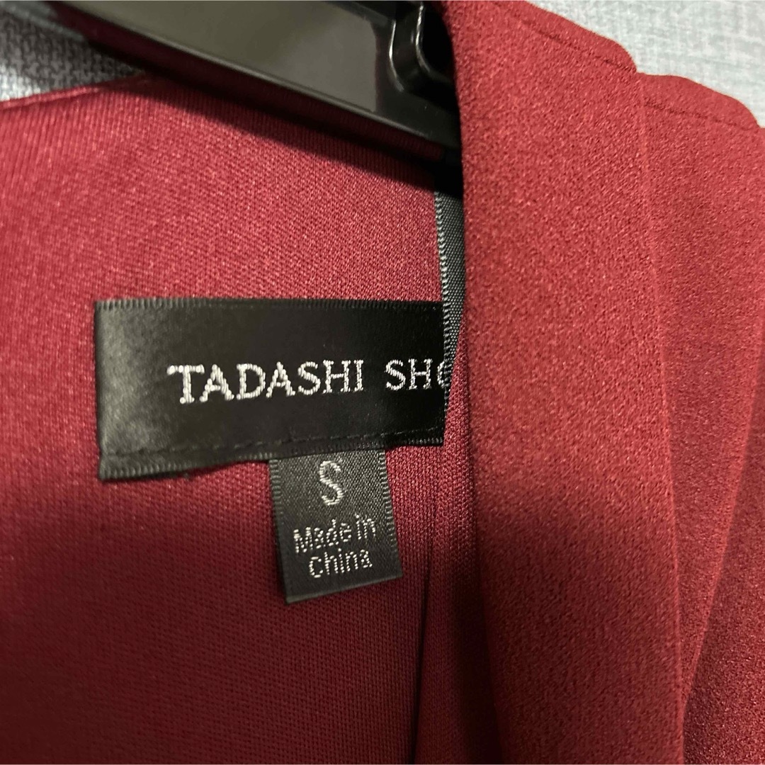 TADASHI SHOJI(タダシショウジ)のタダシショージ　長袖　ドレス　4 レディースのワンピース(ひざ丈ワンピース)の商品写真