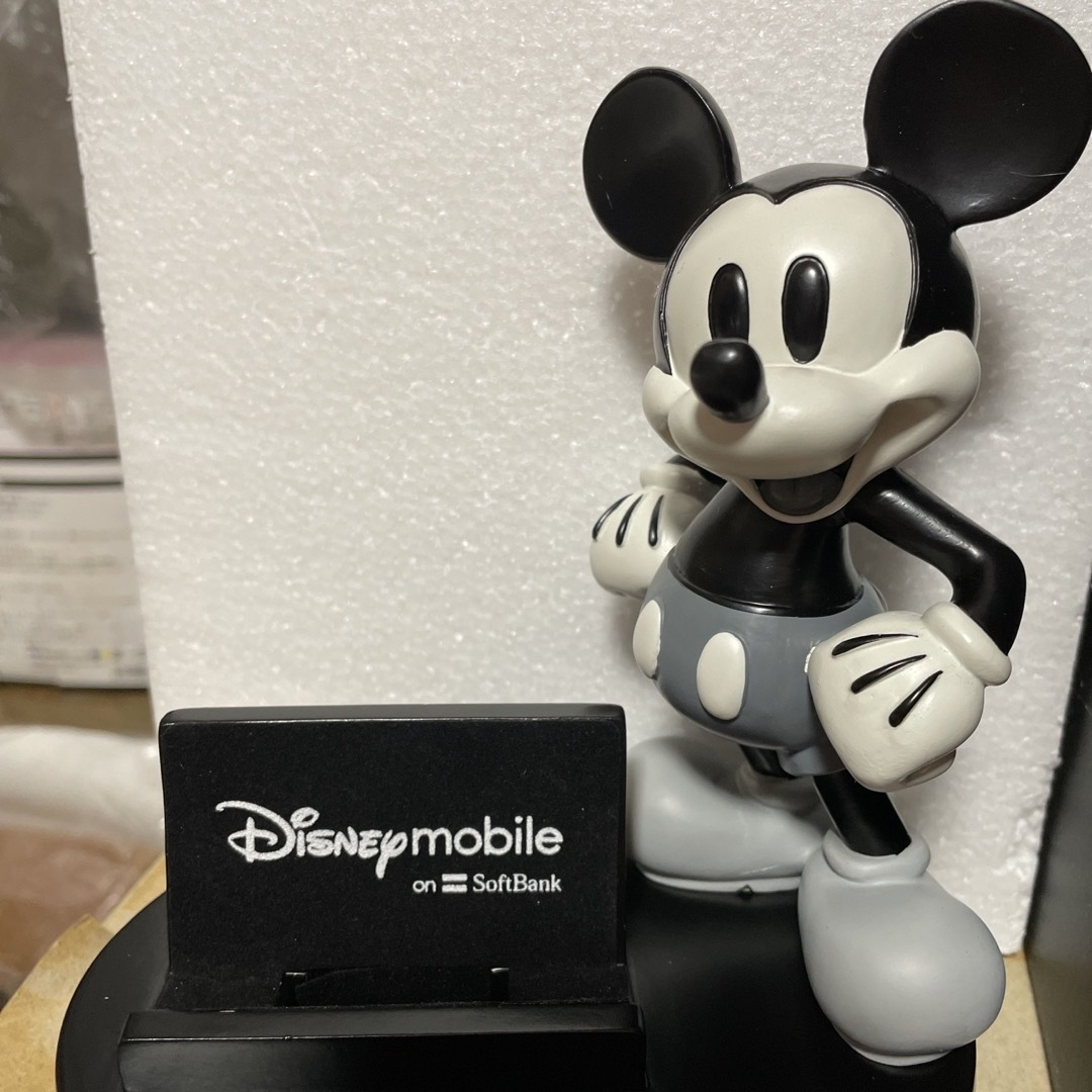 Disney(ディズニー)のDisneymobile on Softbank ミッキーマウスの携帯スタンド エンタメ/ホビーのコレクション(ノベルティグッズ)の商品写真