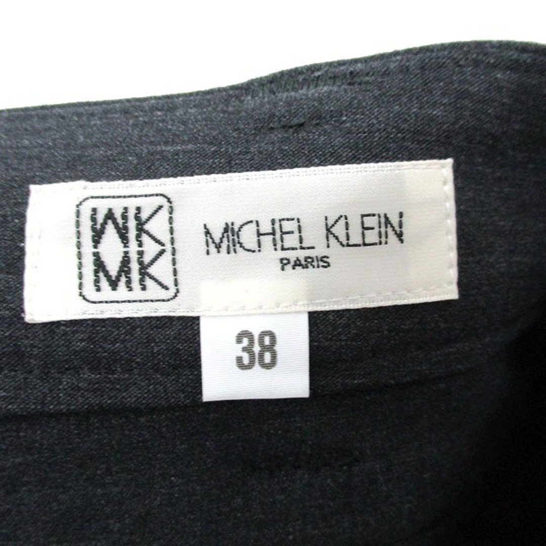 MK MICHEL KLEIN(エムケーミッシェルクラン)のエムケー ミッシェルクラン フレア パンツ センタープレス シンプル 38 レディースのパンツ(その他)の商品写真