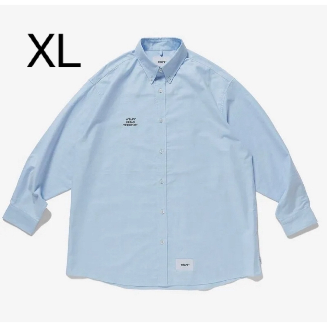 W)taps(ダブルタップス)の22AW WTAPS BD SHIRT WUT OXFORD BLUE XL メンズのトップス(シャツ)の商品写真