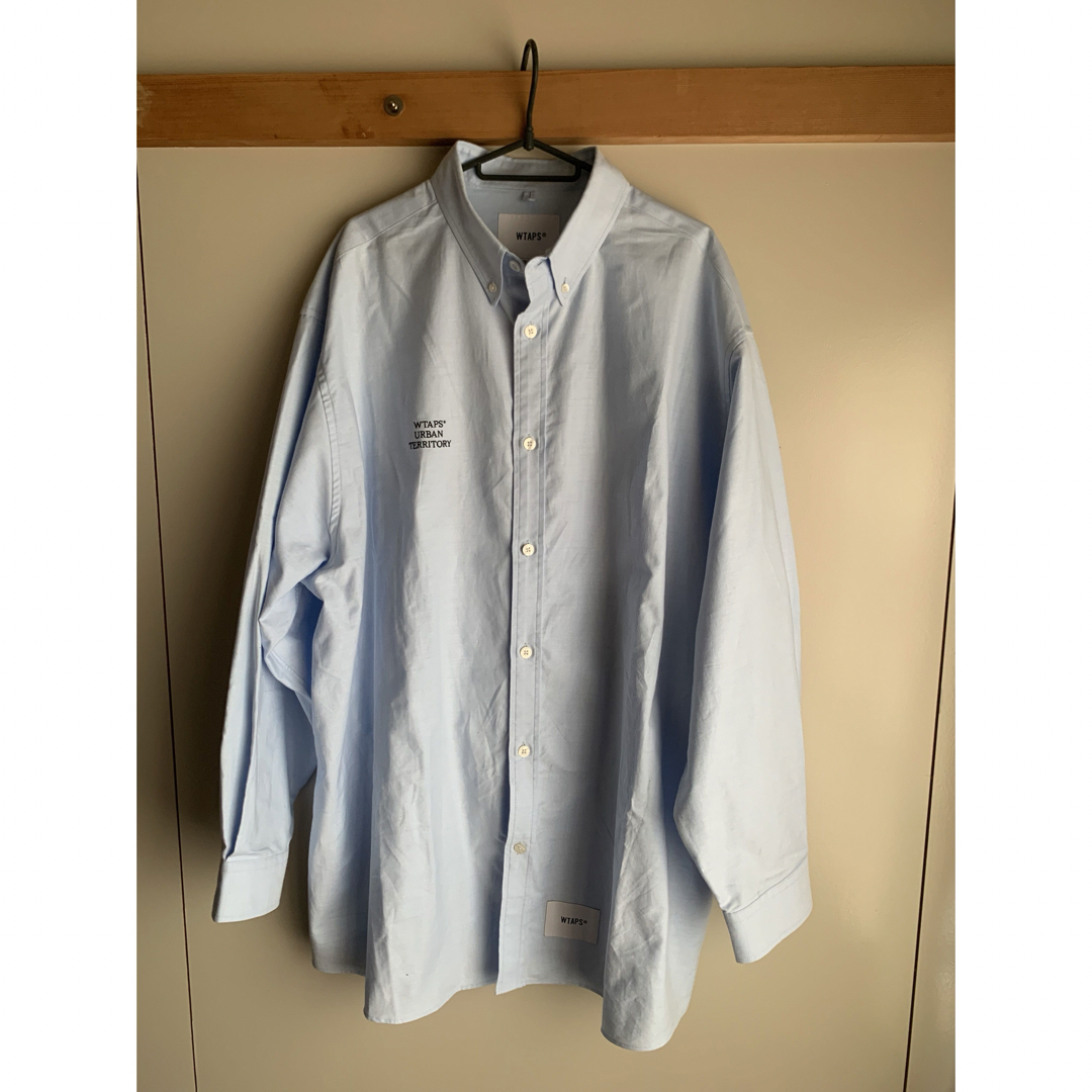 W)taps(ダブルタップス)の22AW WTAPS BD SHIRT WUT OXFORD BLUE XL メンズのトップス(シャツ)の商品写真