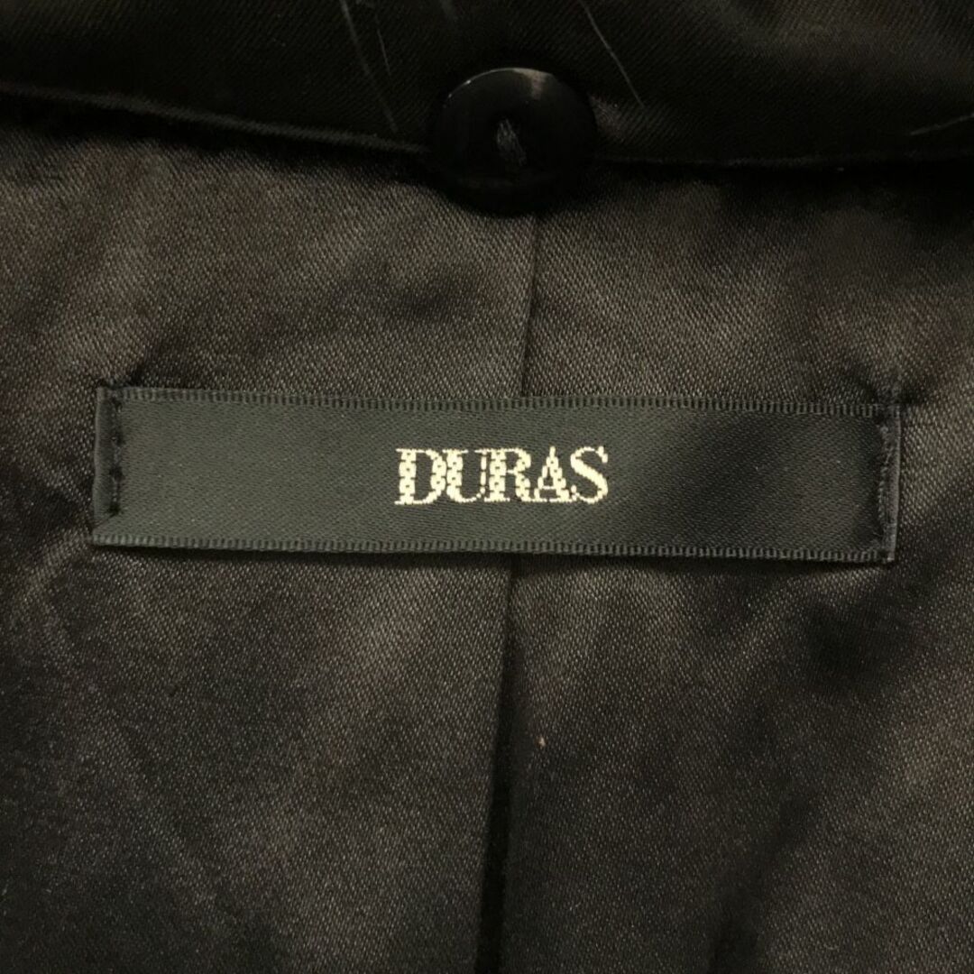 DURAS(デュラス)のデュラス ファー襟 中綿コート ブラック DURAS レディース 古着 【240127】 レディースのジャケット/アウター(ダウンコート)の商品写真