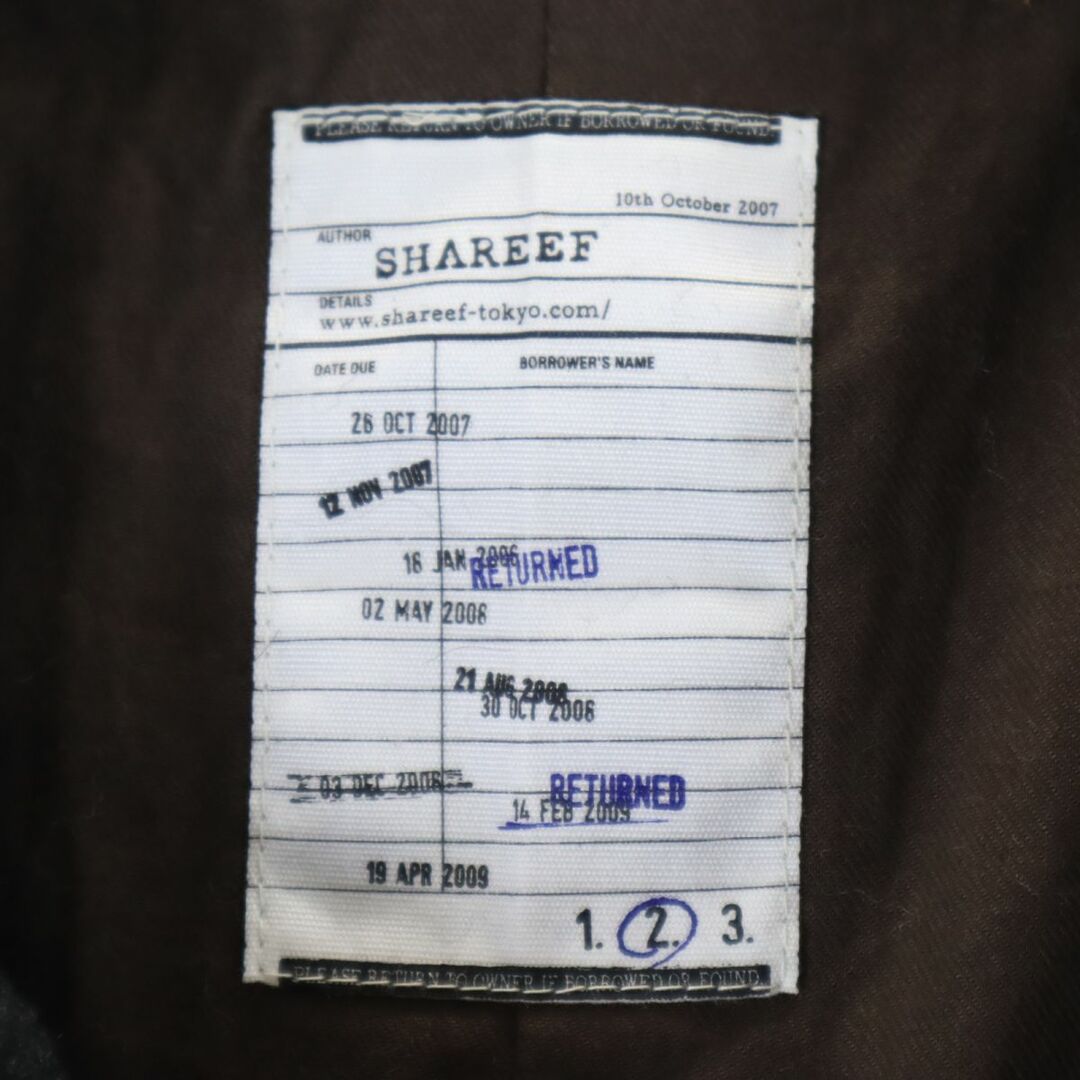 SHAREEF(シャリーフ)のシャリーフ 日本製 ウールコート 2 ネイビー SHAREEF ファー フード メンズ 古着 【240127】 メンズのジャケット/アウター(その他)の商品写真