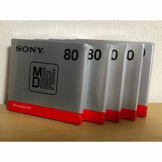 ソニー(SONY)のソニーミニディスク８０分ＭＤＷ８０Ｔ　5枚セット(その他)