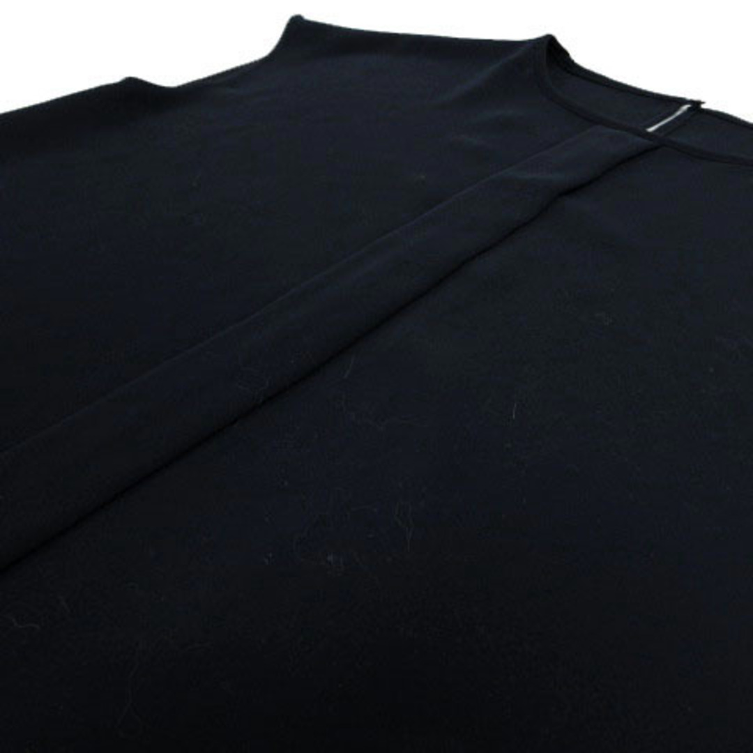 NATURAL BEAUTY BASIC(ナチュラルビューティーベーシック)のナチュラルビューティーベーシック カットソー ボックスプリーツ 紺 S レディースのトップス(カットソー(半袖/袖なし))の商品写真