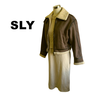 スライ(SLY)の【SLY】スライ　ボマー（ボンバー）ジャケット(ブルゾン)