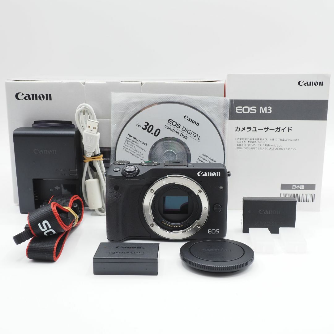 1843★極上品・元箱付き★ Canon キヤノン ミラーレス一眼カメラ EOS M3