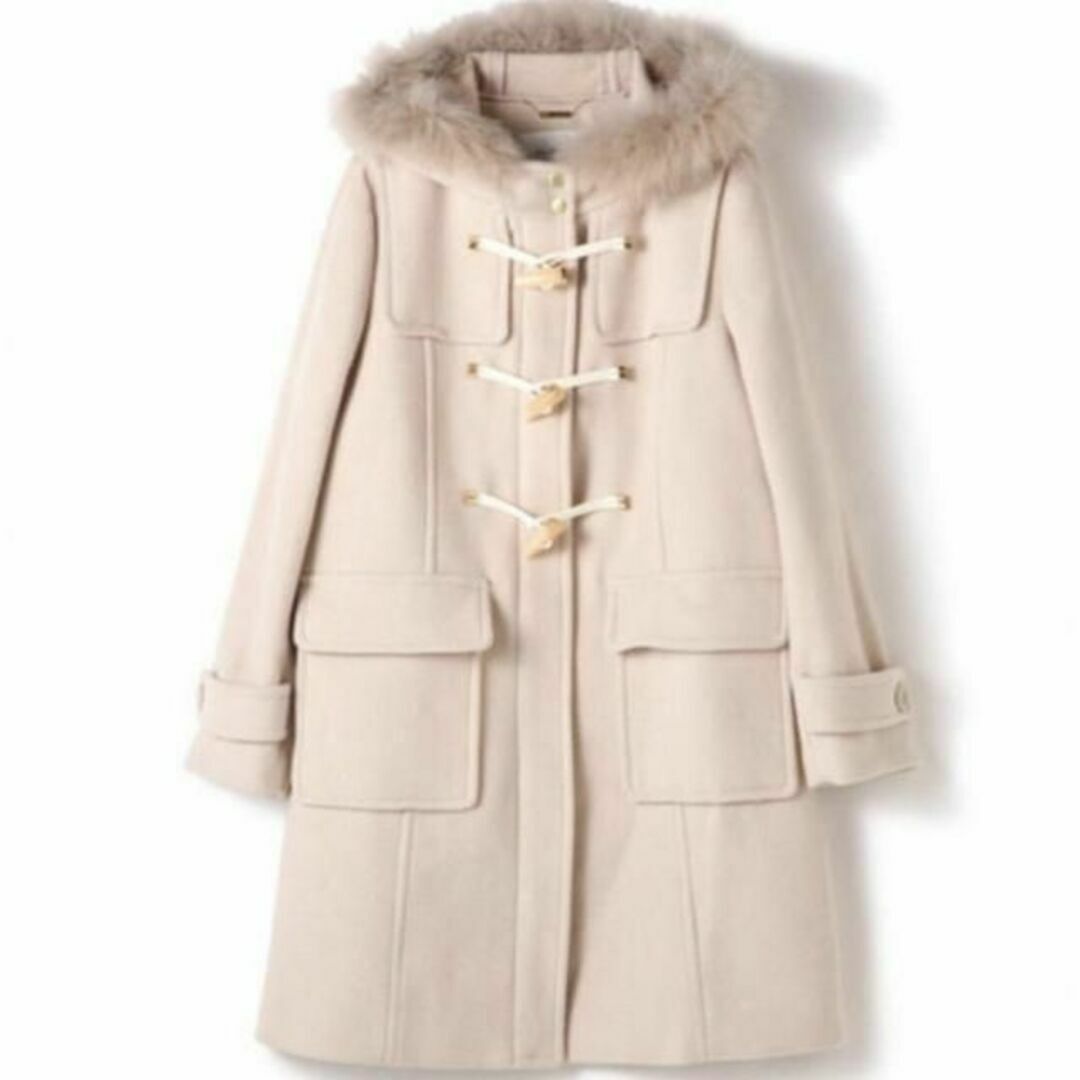 JILLSTUART(ジルスチュアート)のJILL by JILL STUART フロッシーモッサ ダッフルコート S レディースのジャケット/アウター(ダッフルコート)の商品写真