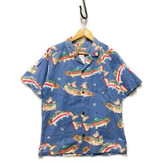 パタゴニア(patagonia)のPATAGONIA パタゴニア 15SS 品番 52573 pataloha パタロハ 魚柄 半袖シャツ 青系 サイズM 正規品 / 33366(シャツ)