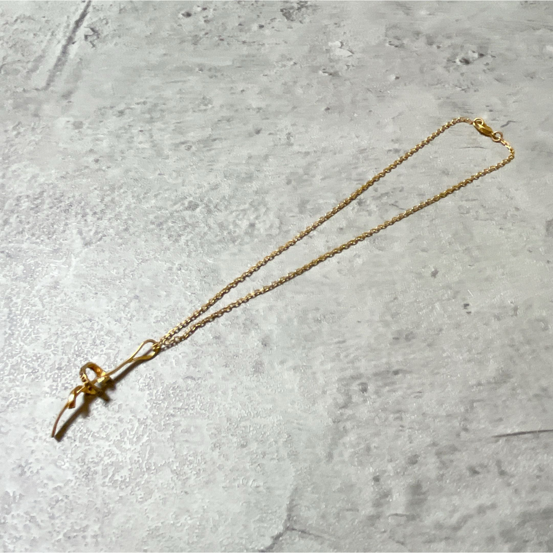 SERGETHORAVAL(セルジュトラヴァル)の美品 SERGE THORAVAL ブルーな気分 18K ゴールド ネックレス レディースのアクセサリー(ネックレス)の商品写真