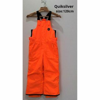 QUIKSILVER - クイックシルバー キッズ スキーウェア パンツ 120㎝ 6-7y オレンジ