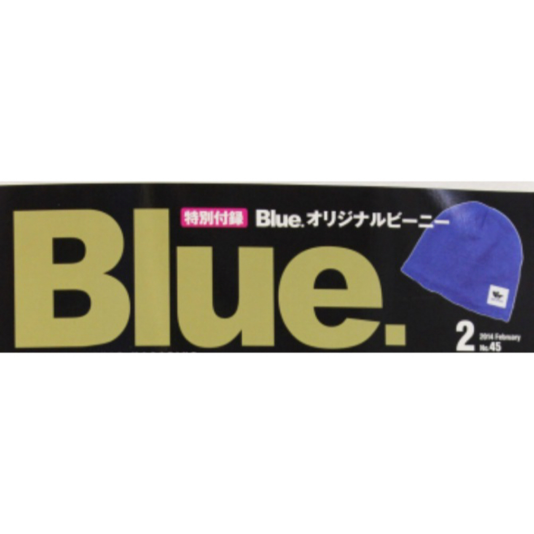 BLUE. 特別付録　BLUE SURF CLUB ニット帽　BEANIE メンズの帽子(ニット帽/ビーニー)の商品写真