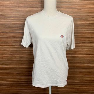 ディッキーズ(Dickies)のディッキーズ Tシャツ Lサイズ相当 白 ホワイト ワンポイント 半袖(Tシャツ/カットソー(半袖/袖なし))