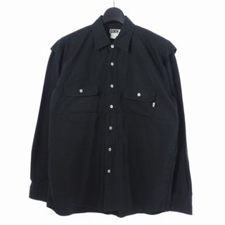 グッドイナフ(GOODENOUGH)のグッドイナフ 90Ｓ アーカイブ ベンチレーション シャツ 長袖 Ｍ ブラック (シャツ)