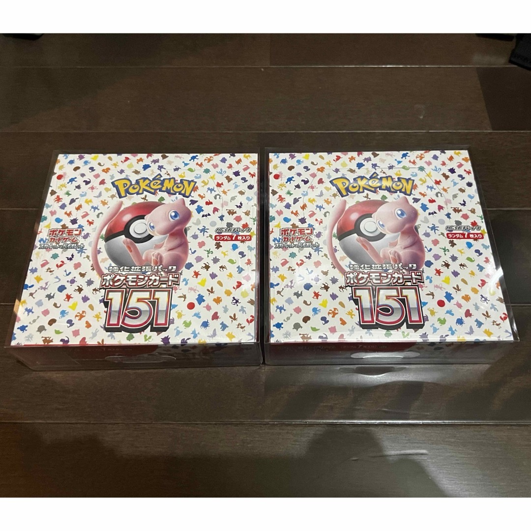 ポケモン(ポケモン)のポケモンカード　151   2BOX  シュリンク付き エンタメ/ホビーのトレーディングカード(Box/デッキ/パック)の商品写真